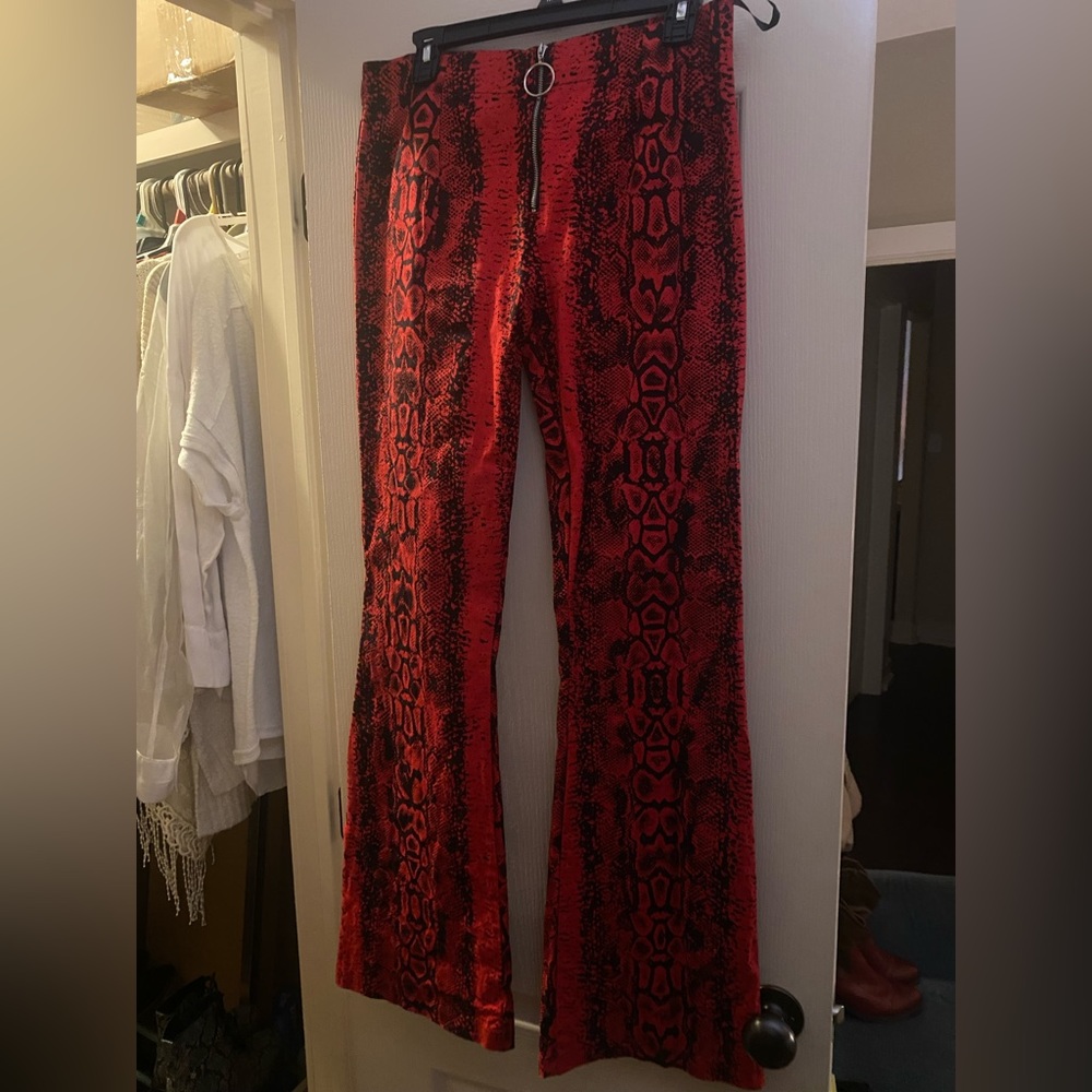 Motel Rocks Zoila snake print pants